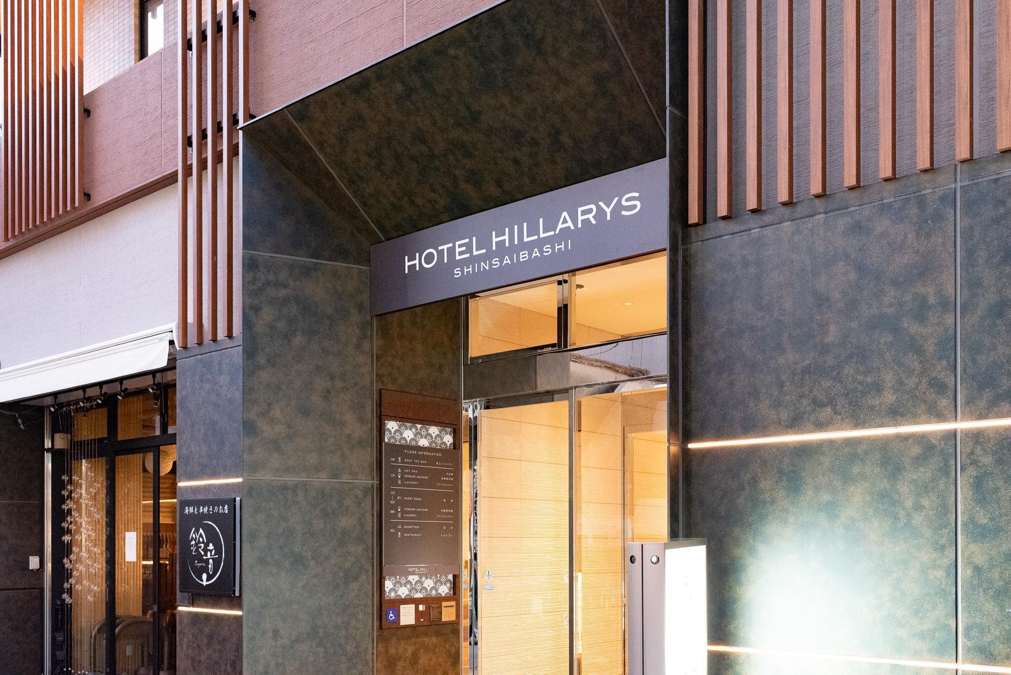 Hotel Hillarys Shinsaibashi Ōsaka Exterior foto